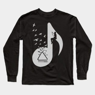 Musical note - Triangle Long Sleeve T-Shirt